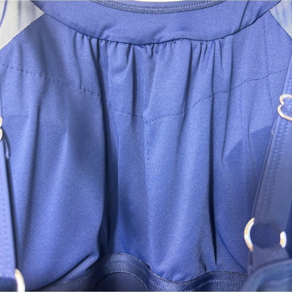 SMISMIVO BLUE ONE PIECE WOMEN SWIMSUIT PLUS SIZE XXL NEW WITH TAGS SWIMWEAR - Picture 3 of 9